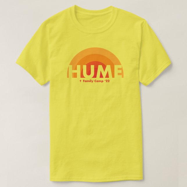 T-shirt Jaune de l'équipe féminine (Design devant)