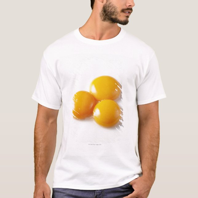 T-shirt Jaune de l'oeuf trois (Devant)