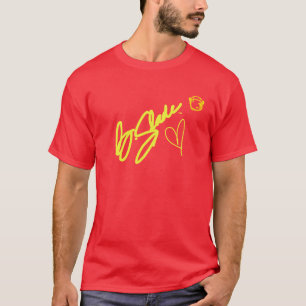 T-shirt jaune de série de signature de @BSLADE sur la