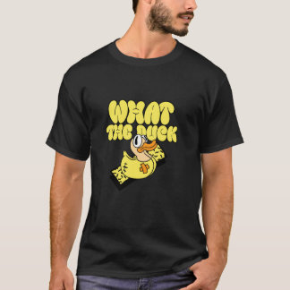 T-shirt Jaune Duckie En Caoutchouc Quel Canard Drôle Rubbe