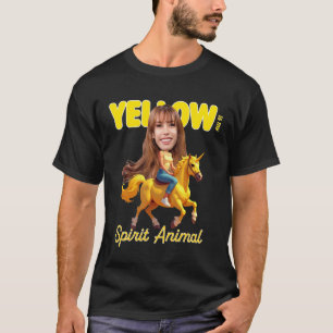 T-shirt Jaune est mon animal spirituel