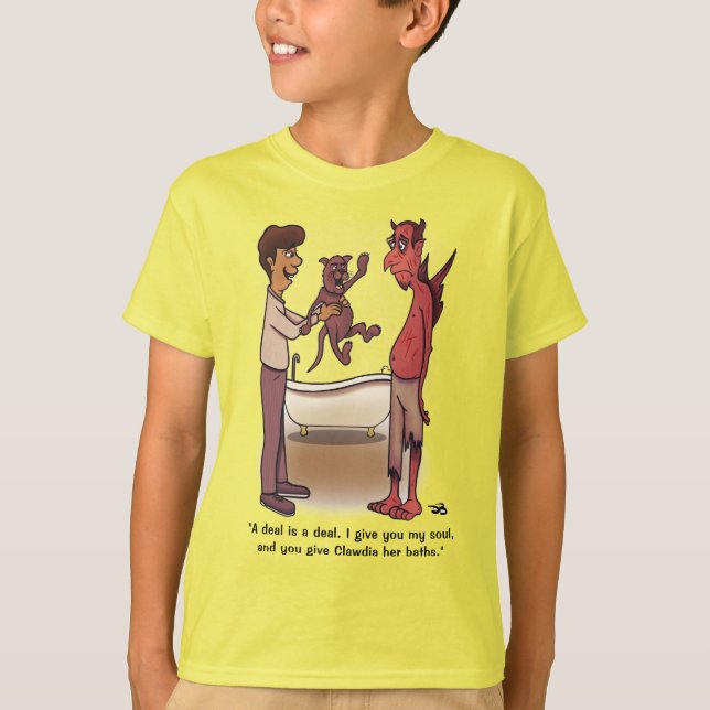 T-shirt Jaune garçon de Clawdia (Devant)