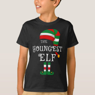 T-shirt Jaune Jaune Elfe Famille de Noël Correspondant Pyj