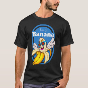 T-shirt Jaune Je suis un Fruit d'Halloween banane