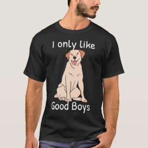 T-shirt Jaune Labrador Retriever Lab Chien J'Aime Que Bien