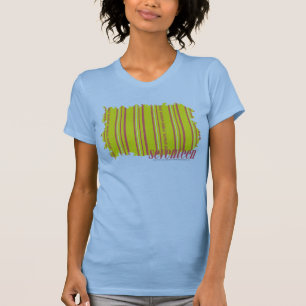 T-shirt Jaune mince 2 de rayures