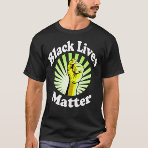 T-shirt Jaune Poing Noir Vies Matt BLM