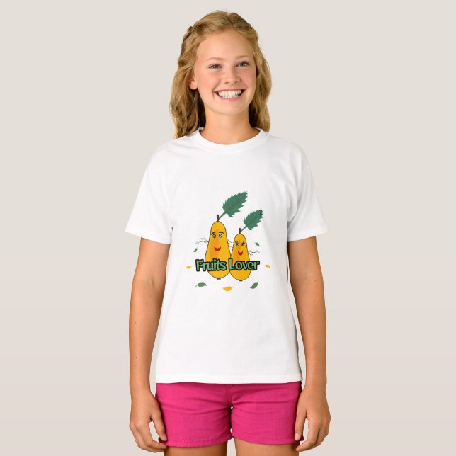 T-shirt Jaune poire couple (Devant entier)