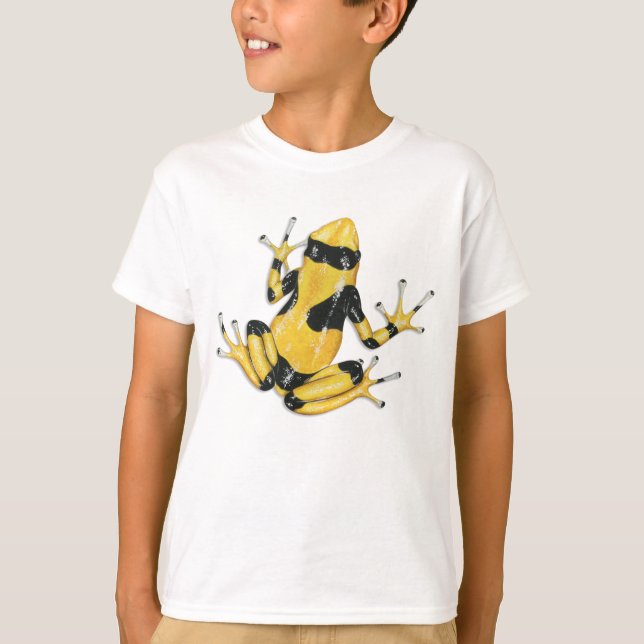 T-shirt Jaune-réuni de grenouille de dard de (Devant)