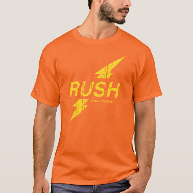 T-shirt Jaune Rush (Devant)