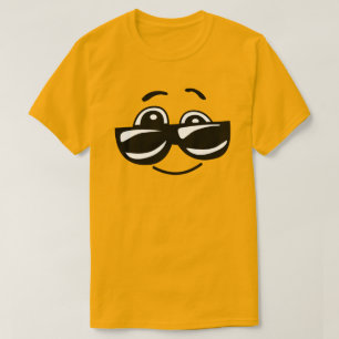 T-shirt Jaune soleil joyeux