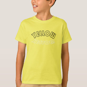T-shirt Jaune Team Cheer stand, chef de la journée de spor