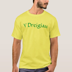 T-shirt jaune "Y Dreigiau" Pays de Galles