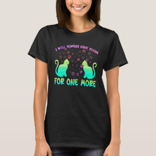 T-shirt J'aurai toujours de la place pour un autre chat mi