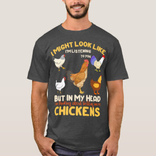 T-shirt J'Aurais L'Air De Vous Écouter, Mais Dans Mon H