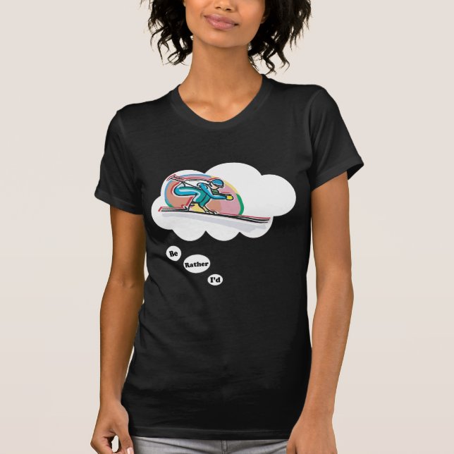 T-shirt J'aurais plutôt 2 ans de ski (Devant)