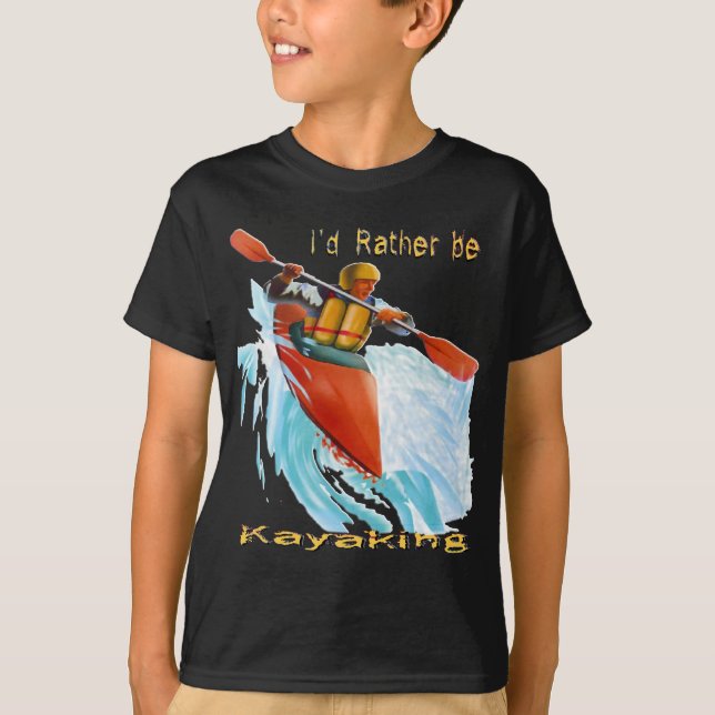 T-shirt J'aurais plutôt 2 ans Kayaking (Devant)
