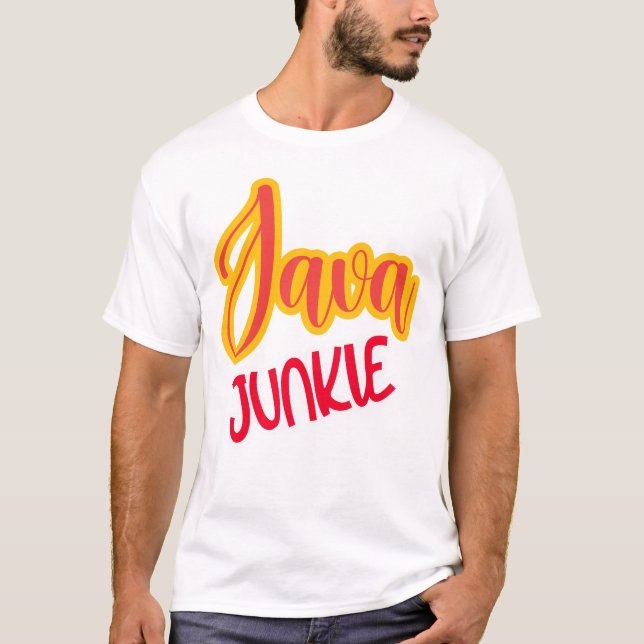 T-shirt Java Junkie (Devant)