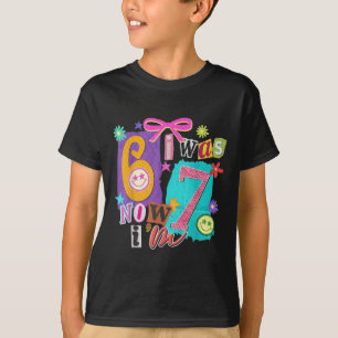 T-shirt J'avais 6 ans maintenant j'ai 7 ans 67 Six Sept Me