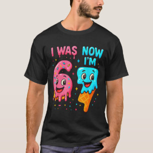 T-shirt J'avais 6 ans maintenant j'ai 7 ans Anniversaire 6