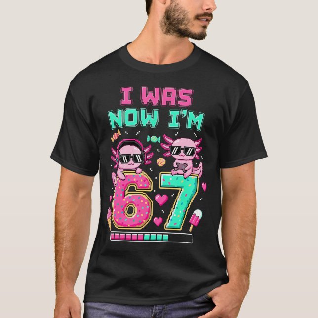 T-shirt J'avais 6 ans maintenant j'ai 7 ans Anniversaire 6 (Devant)