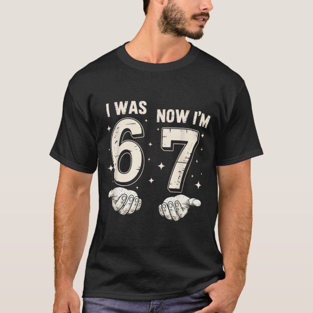 T-shirt J'avais 6 ans maintenant j'ai 7 ans Anniversaire 6 (Devant)