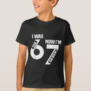 T-shirt J'avais 6 ans maintenant j'ai 7 ans drôle 7e anniv