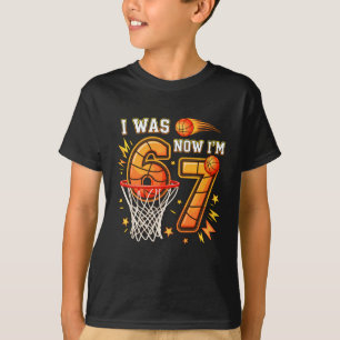 T-shirt J'avais 6 ans maintenant j'ai 7 ans garçon d'anniv