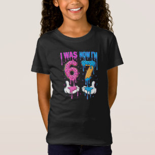 T-Shirt J'avais 6 ans maintenant j'ai 7 ans Glitch Drip Dr