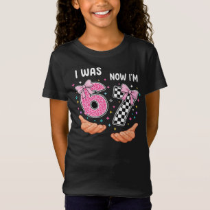 T-Shirt J'avais 6 ans maintenant j'ai 7 ans jolis chiffres