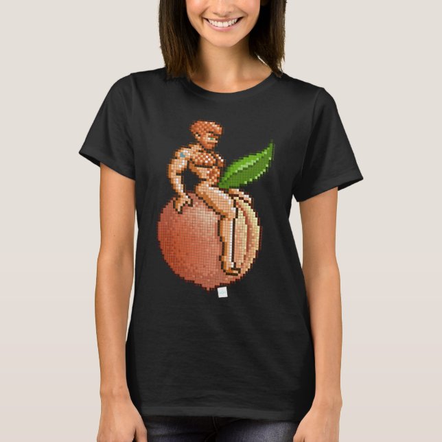 T-shirt J'avais 6 ans maintenant j'ai 7 ans pêche annivers (Devant)