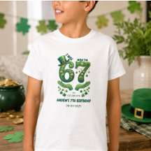 J'avais 6 ans maintenant j'ai 7 ans Saint-Patrick