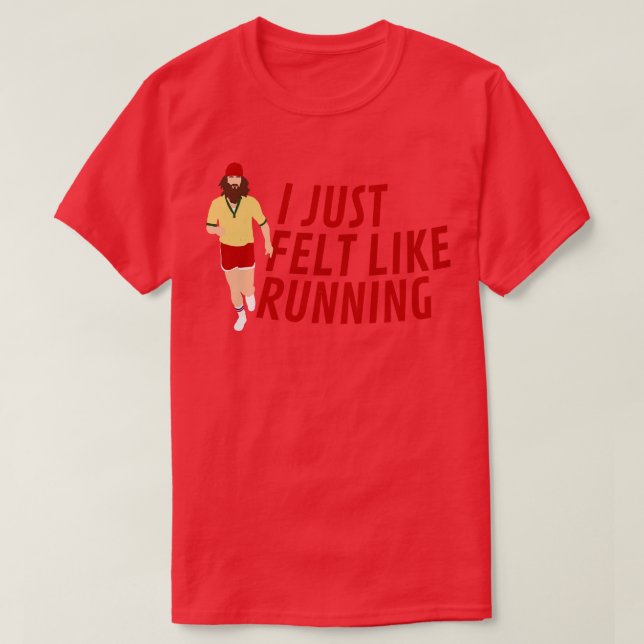 T-shirt J'avais envie de courir Forrest Gump (Design devant)