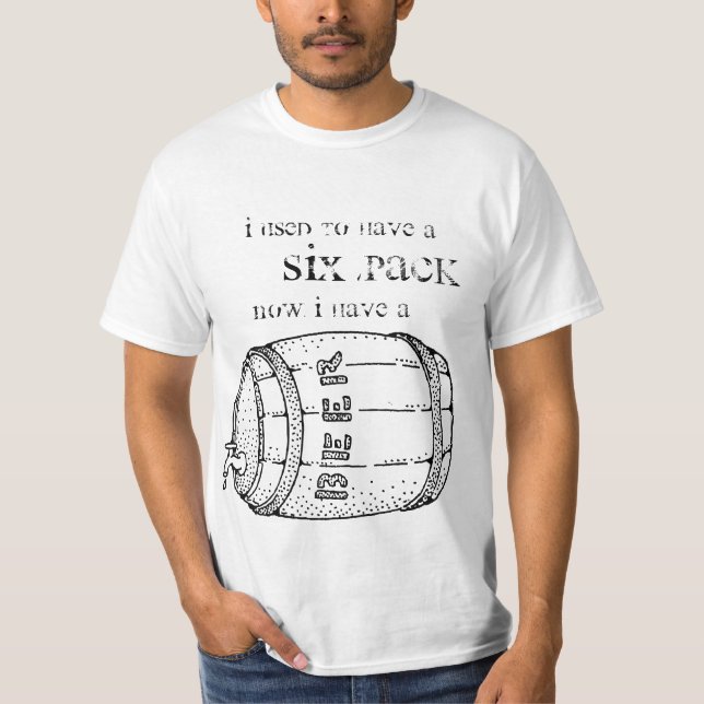T-shirt J'avais l'habitude d'avoir le paquet de six… (Devant)