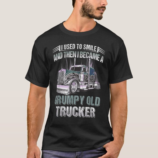 T-shirt J'avais l'habitude de sourire et puis je suis deve (Devant)