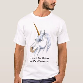 T-shirt J'avais l'habitude d'être une licorne