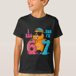 T-shirt J'avais six ans maintenant j'ai sept ans 6 7 Capyb