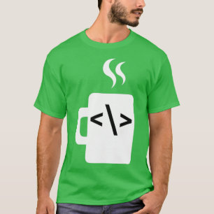 T-shirt Javascript Code Développeur logiciel café Java