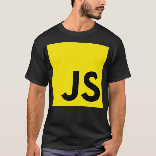 T-shirt Javascript Programmer JS Computer Developers tee (Devant)