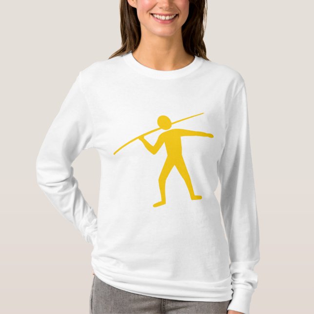 T-shirt Javelin Trower - Ambre (Devant)