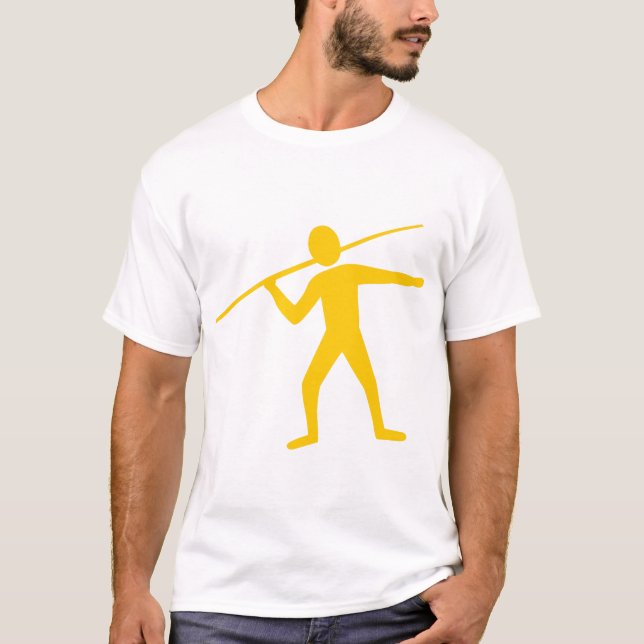 T-shirt Javelin Trower - Ambre (Devant)