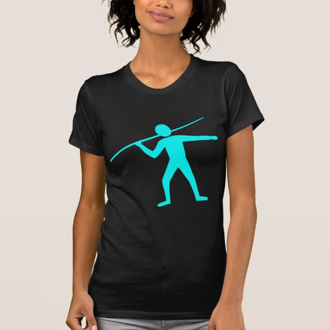 T-shirt Javelin Trower - Cyan (Devant)
