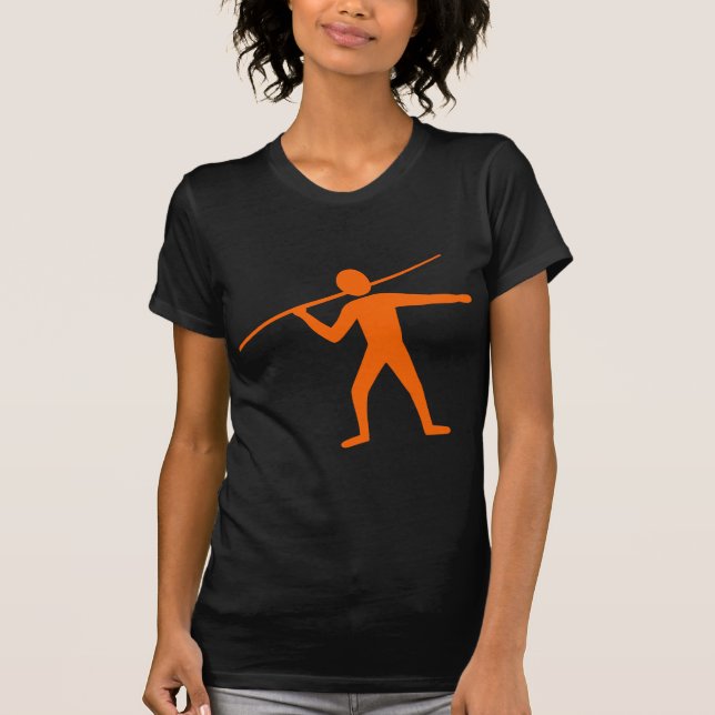 T-shirt Javelot Trower - orange (Devant)