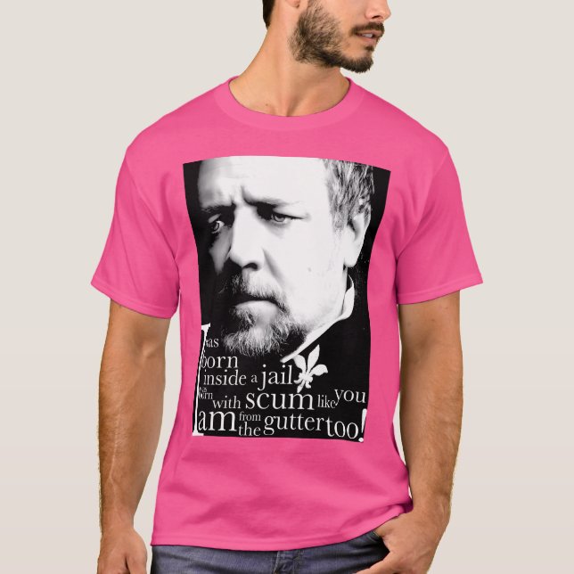 T-shirt Javert Du Gutter (Devant)