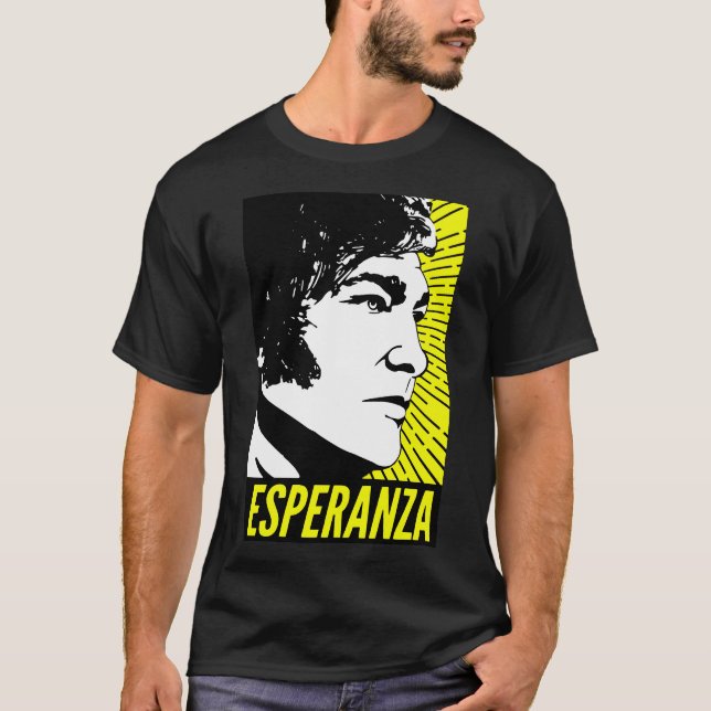 T-shirt Javier Milei Esperanza Poster (Devant)