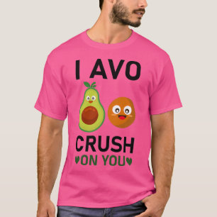 T-shirt J'Avo Crush Sur Vous Avocado Valentines Jour 4