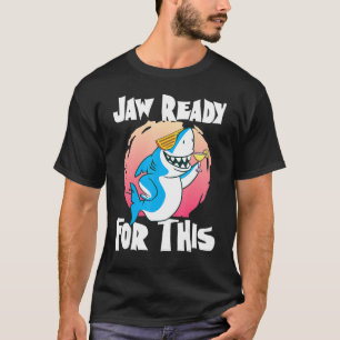 T-shirt Jaw Prêt Pour Cette Partie Lunettes Ocean requin C