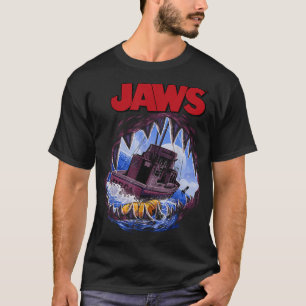 T-shirt Jaws Bouche Vue Orca Poster Style