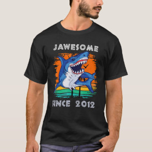 T-shirt Jawsome Awesome depuis 2012 Sharks Sea Ocean Fans