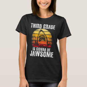T-shirt Jawsome de 3e année Retour à l'école garçons de re